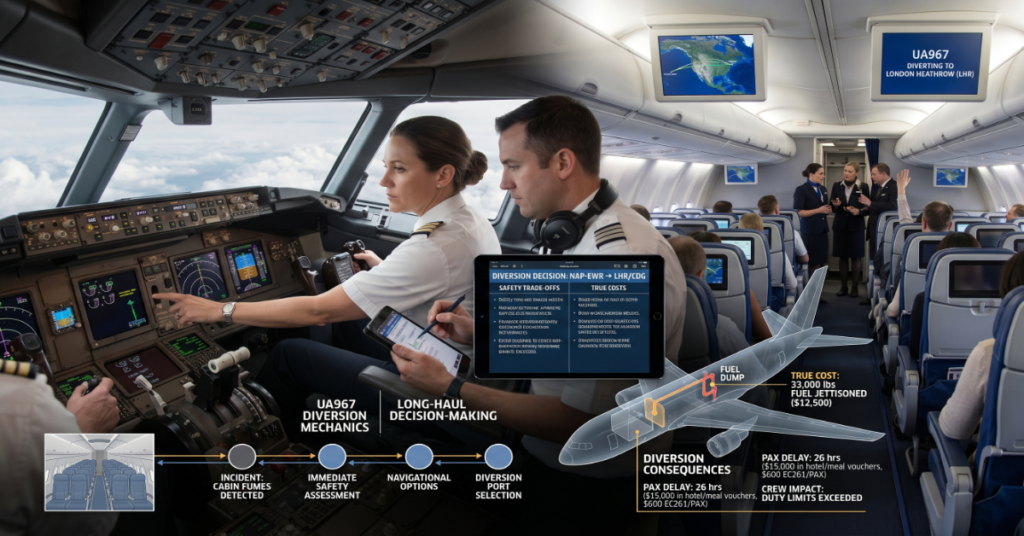 United Flight UA967 Diverted