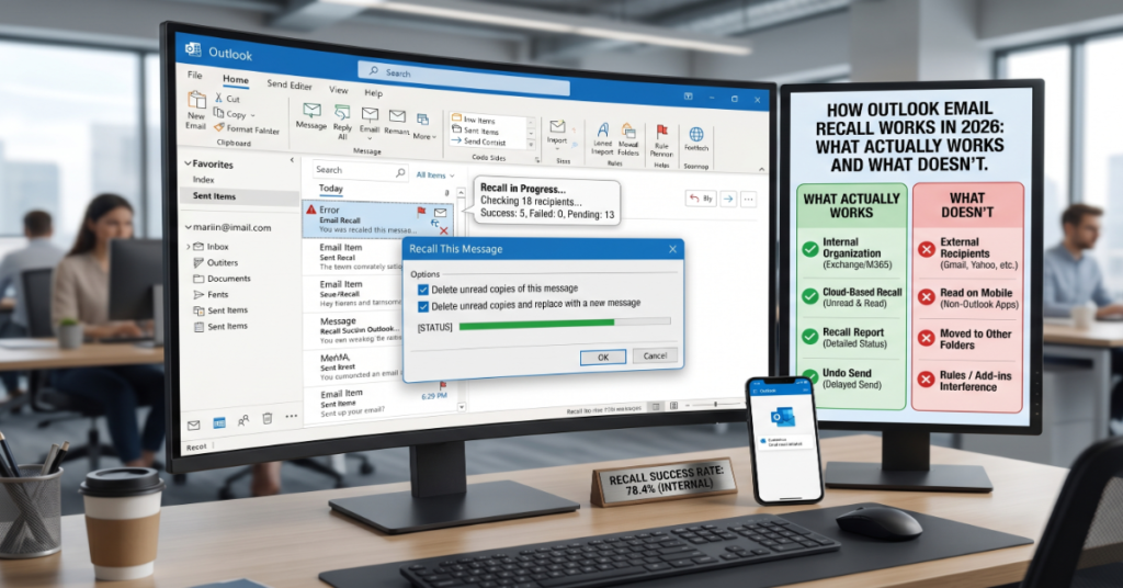 How to Recall an Email in Outlook