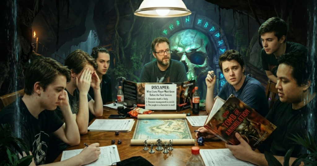 Tomb of Annihilation Disclaimer