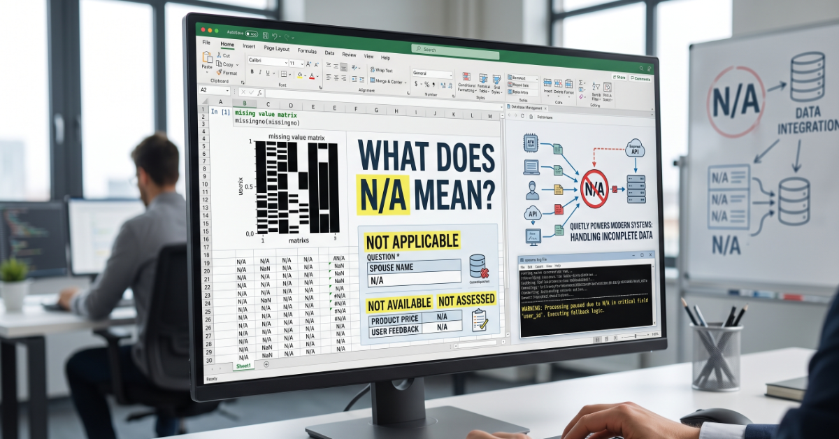 What Does N/A Mean