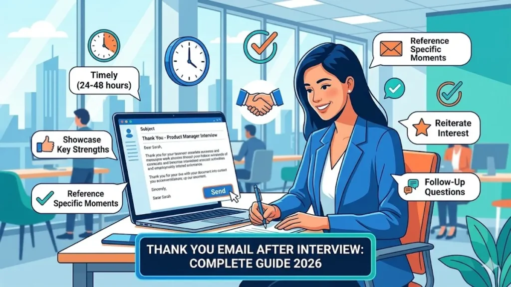 Thank You Email After Interview