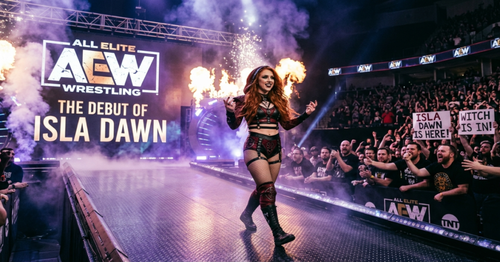AEW Debut Isla Dawn