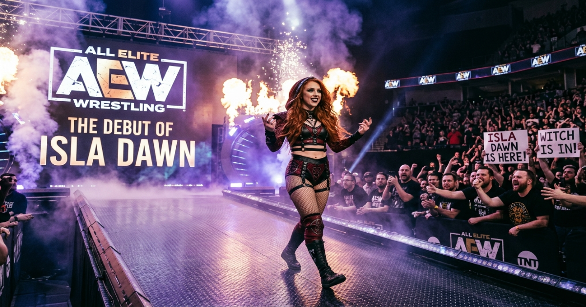 AEW Debut Isla Dawn